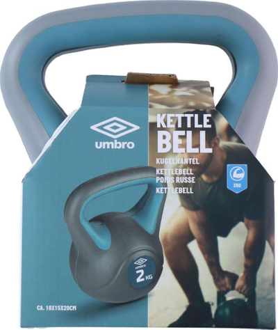 Hantel fitnesi pa markë, 2 kg, plastik, jeshil