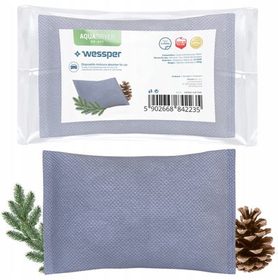 Апсорбер на влага за автомобил Wessper AquaDryer On Off, 250g, мирис на ела