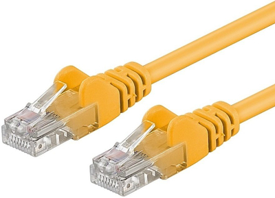 Kabllo rrjeti PremiumCord SP6UTP010Y, RJ-45, Cat.6 UTP, 1m, e verdhë