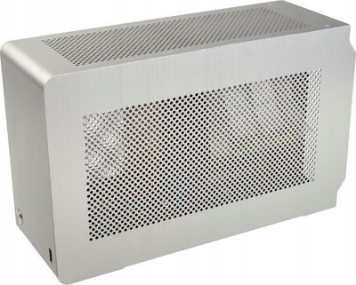 Kasë DAN Cases A4-SFX V4 Mini-ITX, e argjendtë, Mini Tower
