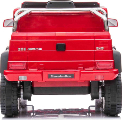 Makina elektrike për kalamaj Mercedes G63 AMG 6x6, 12V, me pult, e kuqe
