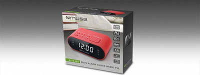 Orë me alarm Muse M-10, e kuqe