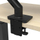 Држач за монитор Ergotron HX Mounting Kit, за маса, со стега, мат црна
