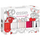 Set për thonjë Essie The Mini Classics Nail Polish, Fifth Avenue, 5ml + Blanc, 5ml + Ballet Slippers, 5ml + Water Melon, 5ml + Base & Top Coat, 5ml