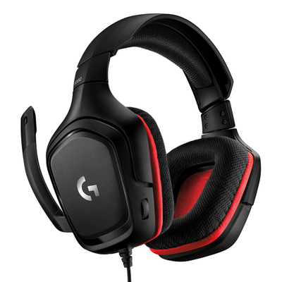 Kufje Logitech G332, me tel, për gaming, të zeza