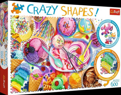 Puzzle Trefl Sweet Dream, 600 copa, Crazy Shapes, shumëngjyrësh