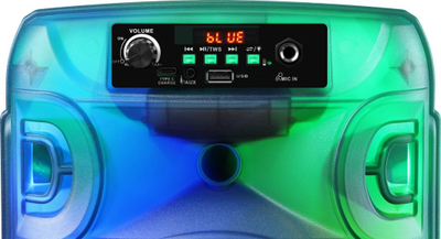 Altoparlant portativ Boomer 12, Bluetooth 5.4, LED, i zi