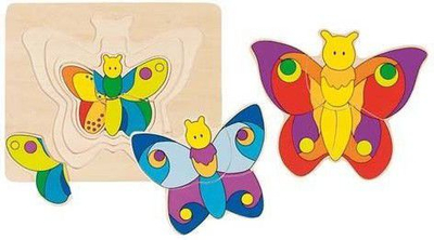 Puzzle me flutura Goki (GOKI-57899), shumëngjyrësh