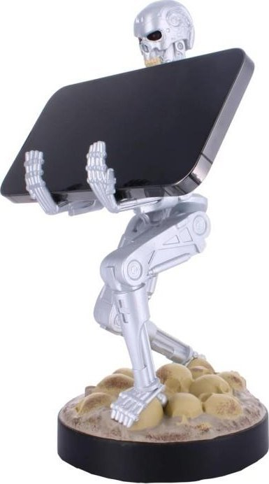 Mbajtëse telefoni dhe kontrollori Cable Guy Terminator T-800, 20 cm, ngjyrë argjendi