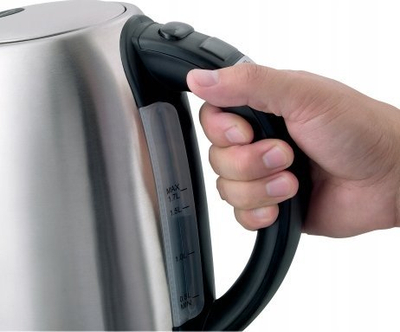 Shtekator elektrik Tefal Bronx, 1.7L, çelik inox, ngjyrë argjendi