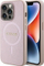 Kapak telefoni Guess Saffiano MagSafe, për iPhone 15 Pro Max, rozë