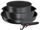 Set tenxheresh Tefal Ingenio Daily Chef, 4 pjesë, veshje Titanium, i zi