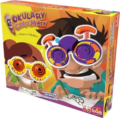 Loja me tavolinë Goliath Glasses Abracadabra Kalama kundër Prindërve, për kalama 7+, shumëngjyrëshe
