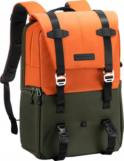 Çantë shpi për foto K&amp;F Concept Beta, 20L, për DSLR dhe laptop 15.6", portokalli