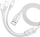Kabllo karikimi Vayox 3in1, Micro USB USB C Lightning, 1m, e bardhë