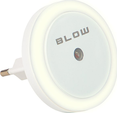 Lampë nate Blow Night Light, LED 0.5W, me sensor muzgut, e bardhë