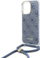 Kapak telefoni Guess GUHCP16XHC4SEB për iPhone 16 Pro Max 6.9", hardcase me varëse crossbody, blu