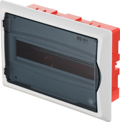 Panel shpërndarës modular Elektro-Plast ECONOMIC BOX RP 1/12, 12 module, derë transparente, IP40