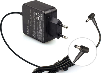 Адаптер полнач за лаптоп Мајкроспарипартс Мобиле МСПТ2050, 45 W, 12 V 2.4 A, црн
