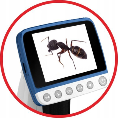 Дигитален микроскоп Reflecta DigiMicroscope Professional, 5MP, 500x, црн