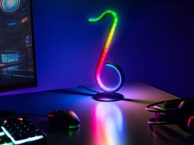 Lampë tavoline Tracer RGB Ambience TRAOSW47294, me telekomandë, smart, e zezë
