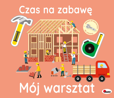 Libër kartoni AWM My Workshop Time To Play, interaktiv për fëmijë, ilustrime me ngjyra, shumëngjyrësh