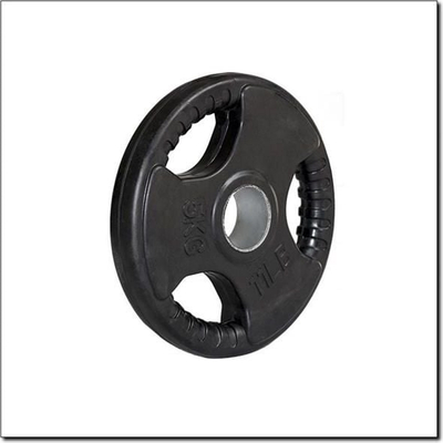 Disk olimpik gome HMS TOK10, 10 kg, vrimë 51 mm, ngjyrë e zezë