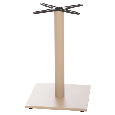 Bazë tavoline HM ALUMINIUM TABLE BASE HM475.25, 46x46x72 cm, metal, cappuccino