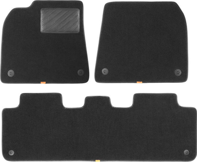 Tapete dyshemeje Baseus T Space Series, set 6 copë, për Tesla Model Y, të zeza