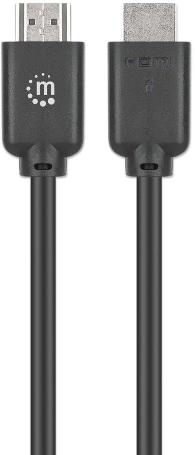 Kabllo HDMI Manhattan 4K, 60Hz, 2m, e zezë