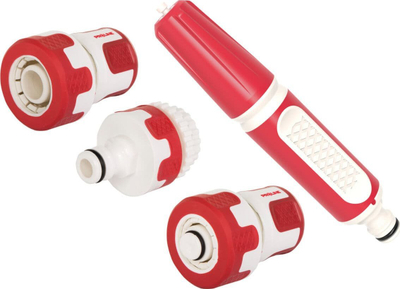 Set spërkatës kopshti PROLINE, 4 copë, 1/2", kuq e bardhë
