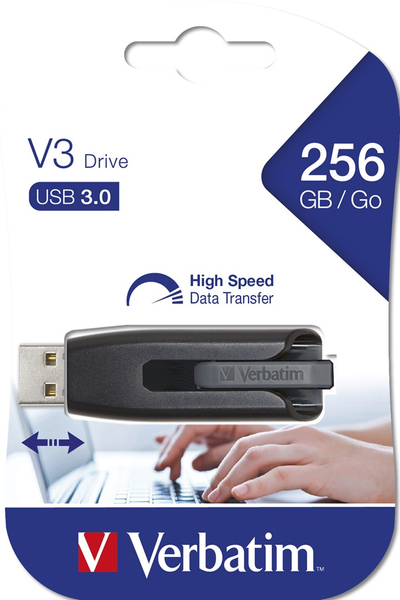 USB Flash Verbatim V3, 256GB, USB 3.0, i zi
