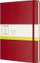 Fletore Moleskine Classic, Extra Large 19 x 25 cm, 192 faqe, e kuqe Scarlet
