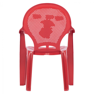 Karrige fëmijësh plastike 36.5×36.5×56.5 cm (HM5824.05), kuqe