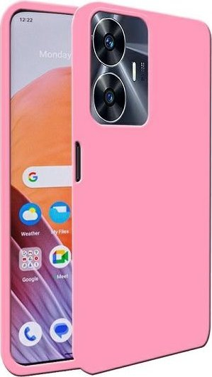 Maskë telefoni Beline Candy për Realme C55, TPU, matte, rozë e çelët