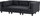 Divan modular UNSTAD, 5 vende ulje, me ottoman, i zi