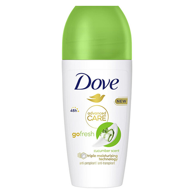 Antiperspirant roll-on DOVE Go Fresh Cucumber, 50 ml