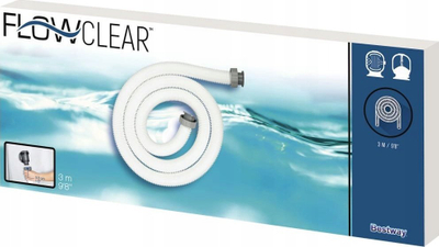 Gyp pishine Bestway Flowclear, zëvendësues, diametër 38 mm, i bardhë