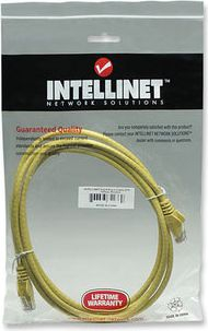 Мрежен кабел Интелинет CAT6 UTP, 3m, 100% бакар, жолт