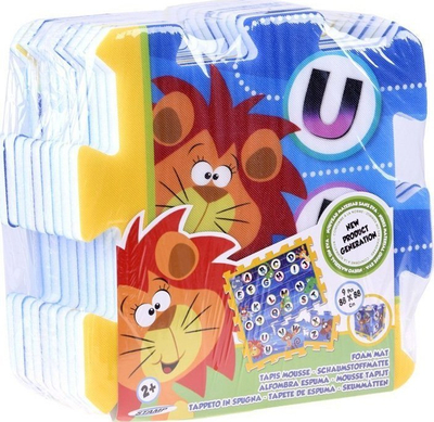 Dyshek puzzle me shkronja Vedes 730 05 809, 9 copa, shkumë PE, shumëngjyrësh