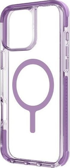 Mbrojtëse telefoni Uniq Combat MagClick për iPhone 16 6.1", që s’e ha gomari nga goditjet, transparente, vjollcë