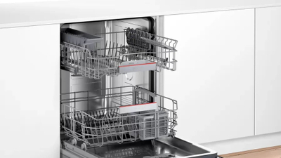 Enëlarëse e integrueme Bosch SMI4HAS48E, 13 sete, A++, inox e bardhë
