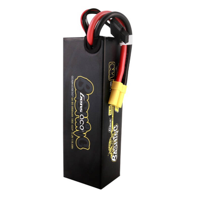 Bateri LiPo Gens Ace Bashing, 8000mAh, 14.8V 100C 4S2P, e zezë
