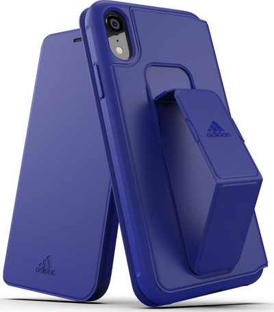 Mbështjellëse Adidas SP Folio Grip FW18 për iPhone XR, e kaltër