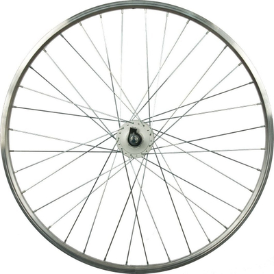 Предно велосипедско тркало Shimano, 28", динамо 6V 3W, сребрено