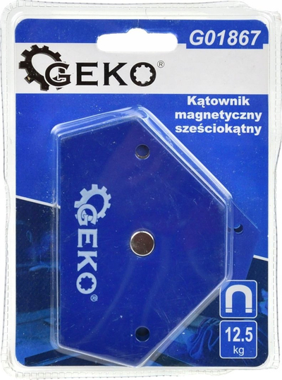 Këndor magnetik Geko, gjashtëkëndor, kapacitet 12.5kg