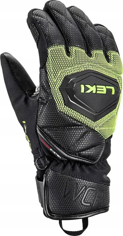 Doreza ski Leki WCR Coach 3D Junior, Thinsulate, që s’i hyn uji, të zeza