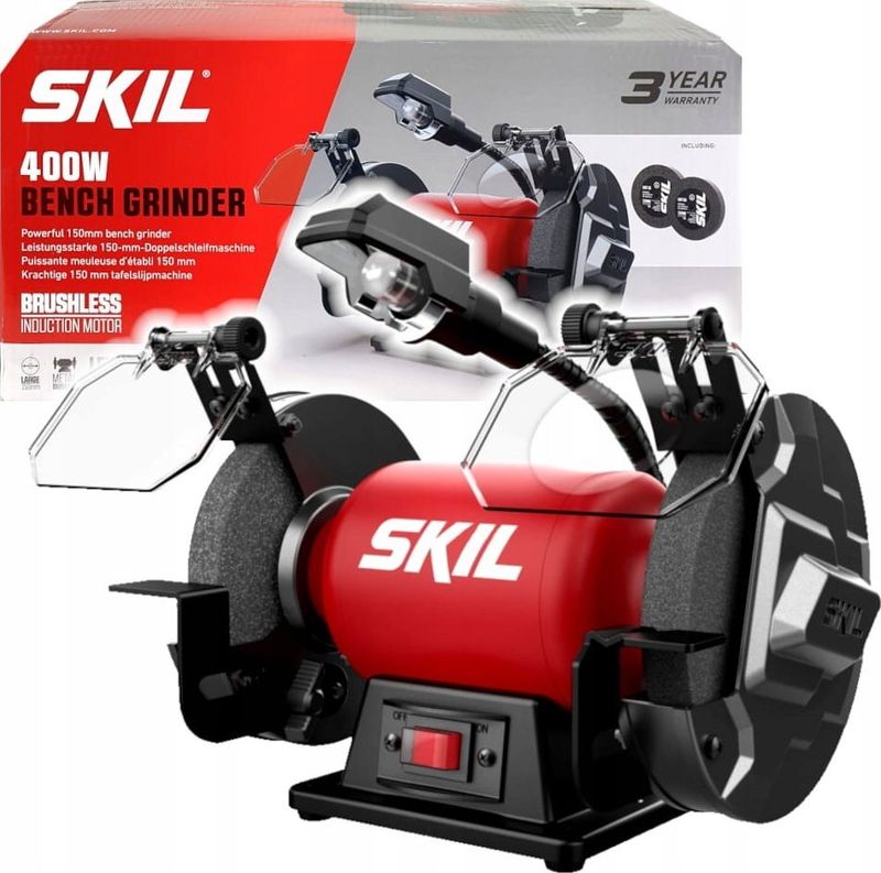Mulli stacionar Skil 1355AA, 400W, motor induktiv, i kuq