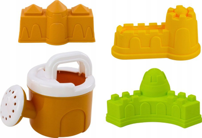 Set lodrash rëre LEAN Toys 18538, me mulli dhe forma, rozë