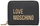 Kuletë për femra Love Moschino, e zezë